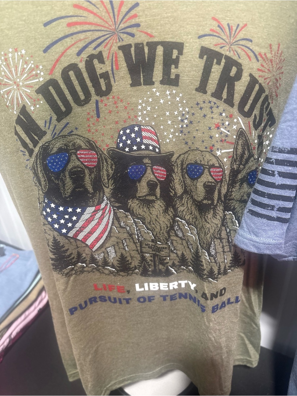 Patriotic Dog Graphic Tee - Infinite Patriot